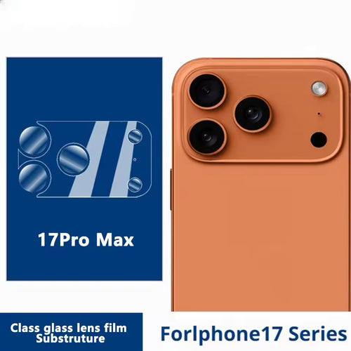 For IPhone 17 Series Lens Film+Base Protective Lens Film Anti-stain Anti-fingerprint Lens Protector Perfect Fit Phone Accessory