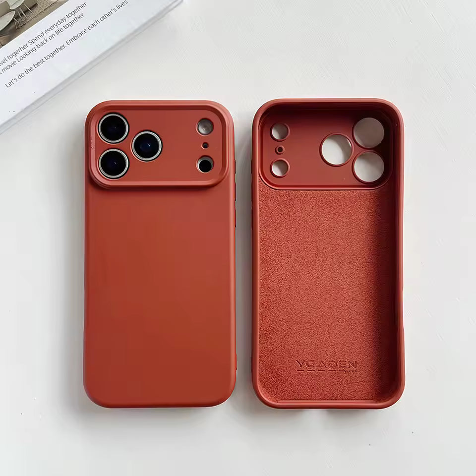 Luxury Original Liquid Silicone Soft Cover For APPLE iPhone 17 Air Pro Max Plus Soft Solid Color Silicone Phone Case