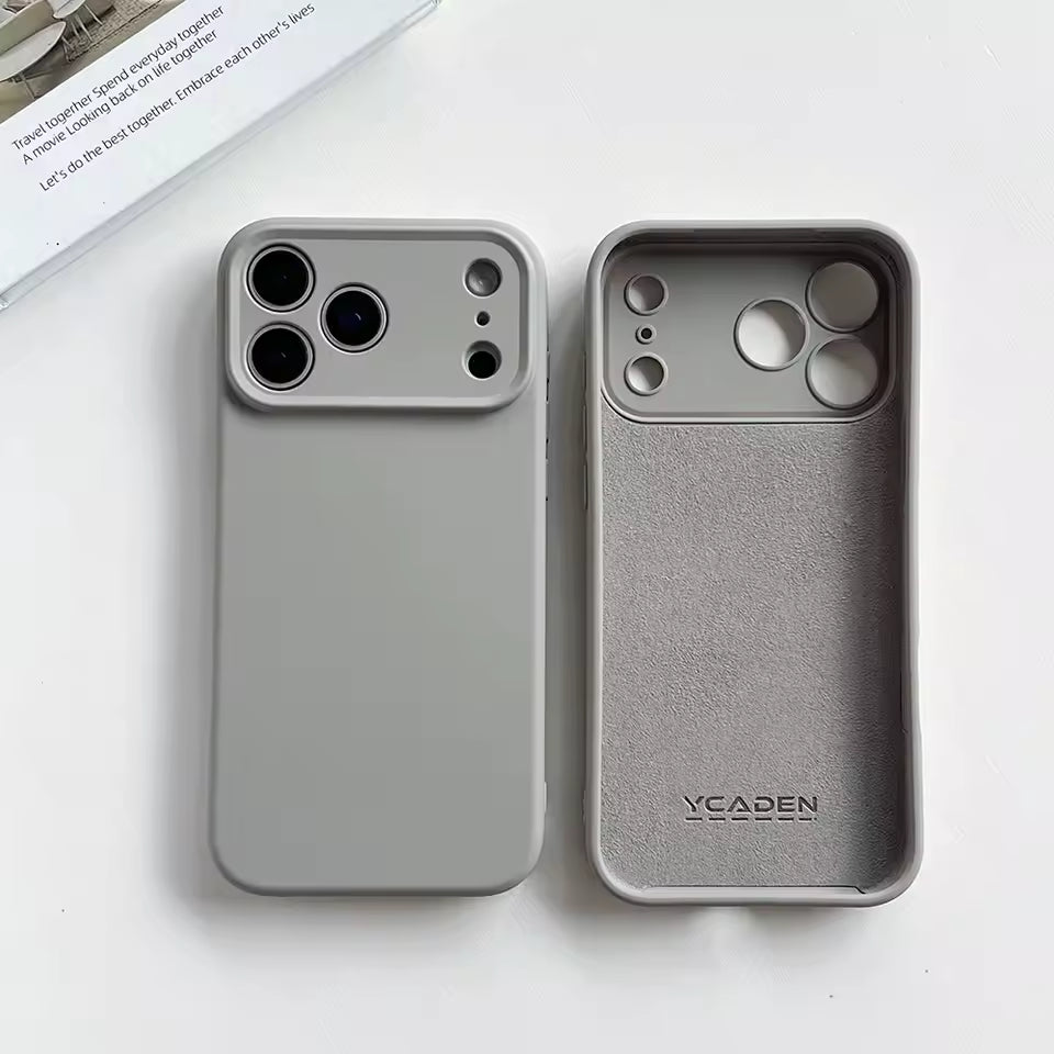 Luxury Original Liquid Silicone Soft Cover For APPLE iPhone 17 Air Pro Max Plus Soft Solid Color Silicone Phone Case