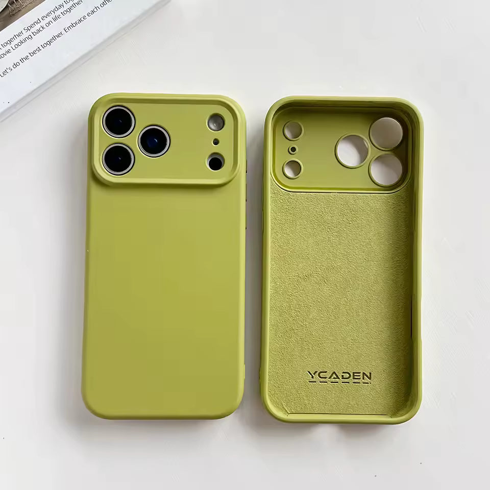 Luxury Original Liquid Silicone Soft Cover For APPLE iPhone 17 Air Pro Max Plus Soft Solid Color Silicone Phone Case