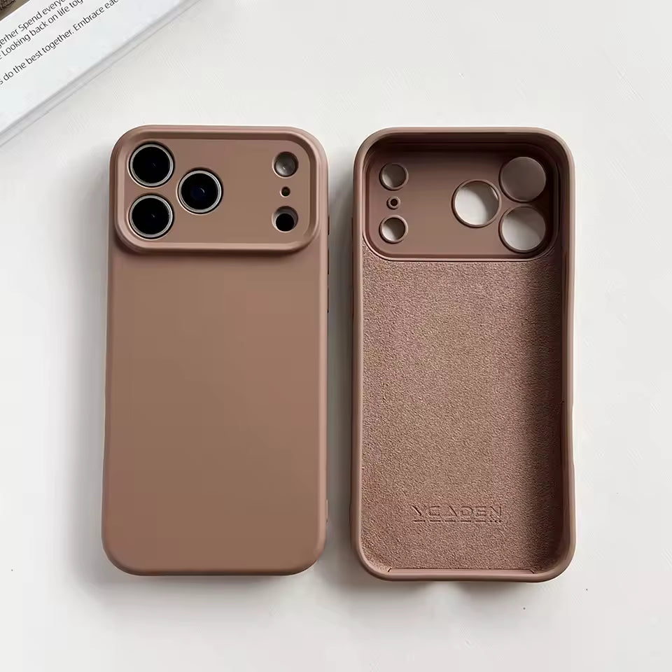 Luxury Original Liquid Silicone Soft Cover For APPLE iPhone 17 Air Pro Max Plus Soft Solid Color Silicone Phone Case
