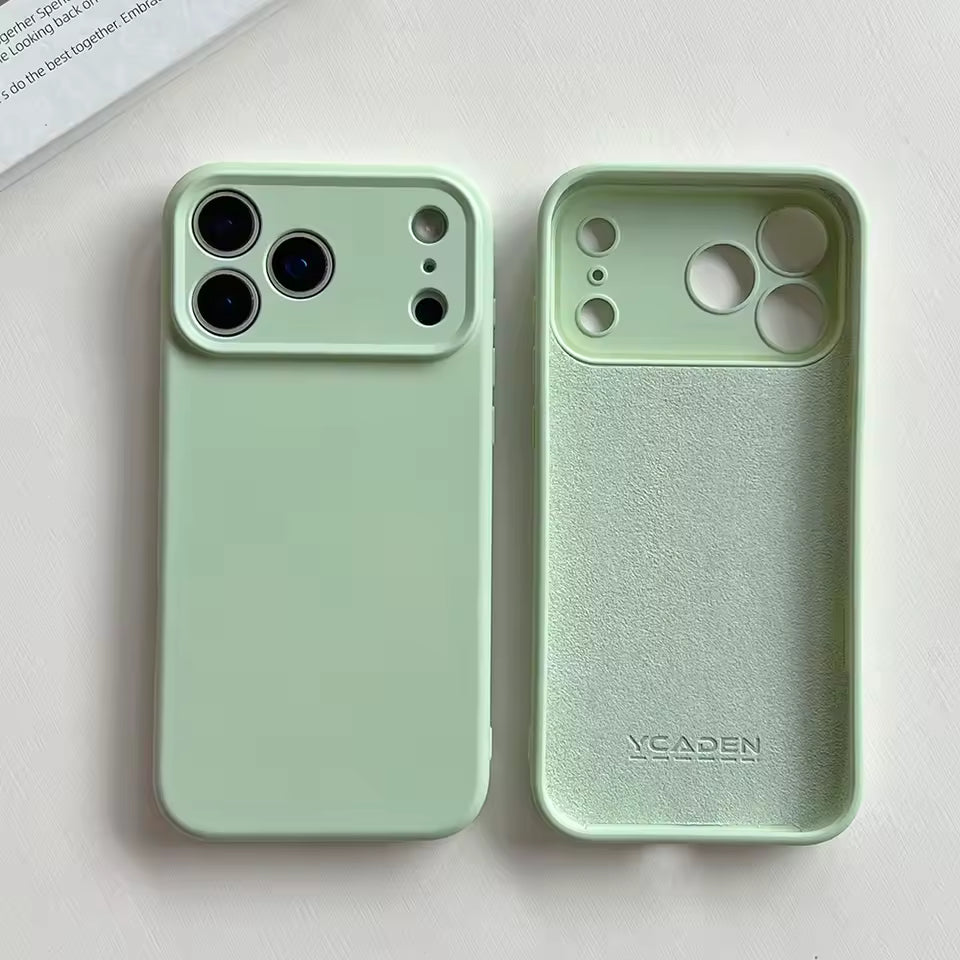 Luxury Original Liquid Silicone Soft Cover For APPLE iPhone 17 Air Pro Max Plus Soft Solid Color Silicone Phone Case
