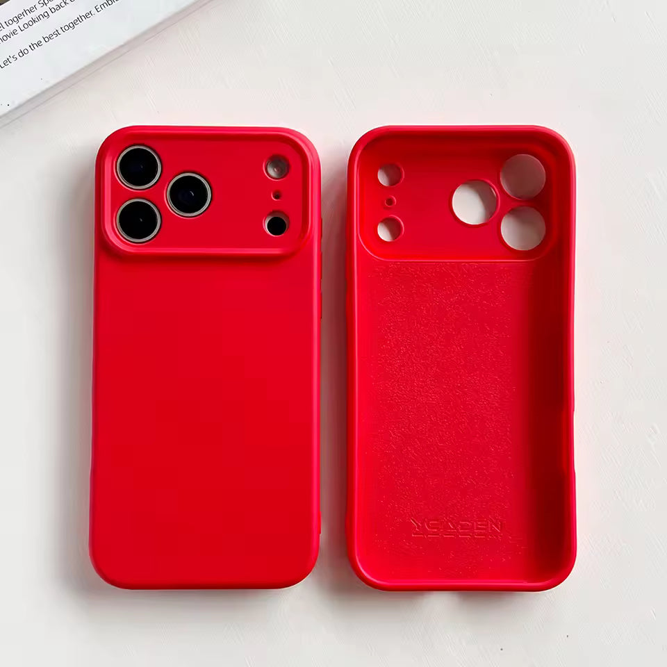 Luxury Original Liquid Silicone Soft Cover For APPLE iPhone 17 Air Pro Max Plus Soft Solid Color Silicone Phone Case