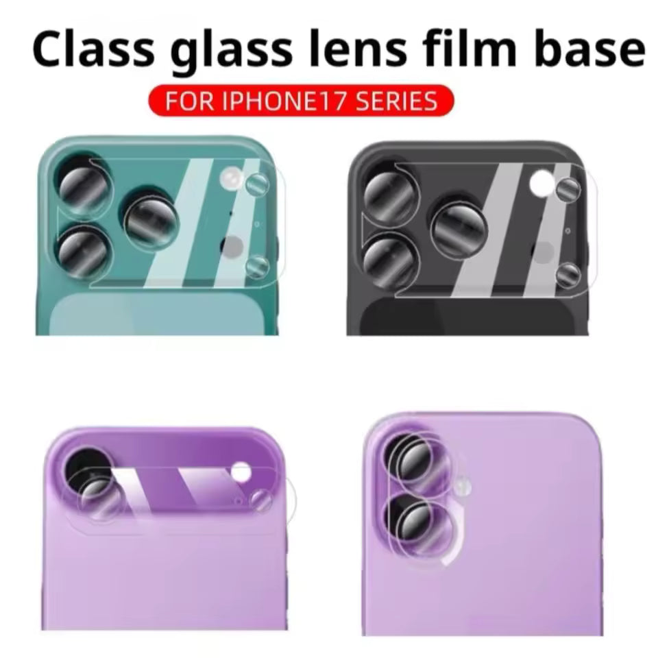 For IPhone 17 Series Lens Film+Base Protective Lens Film Anti-stain Anti-fingerprint Lens Protector Perfect Fit Phone Accessory