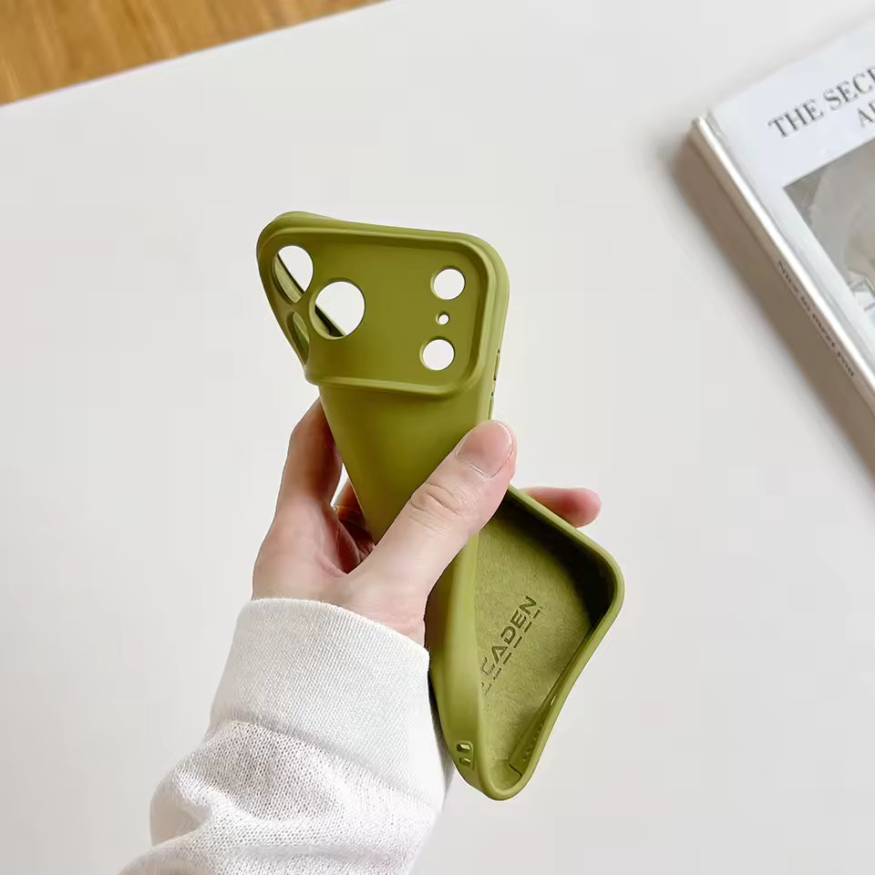 Luxury Original Liquid Silicone Soft Cover For APPLE iPhone 17 Air Pro Max Plus Soft Solid Color Silicone Phone Case